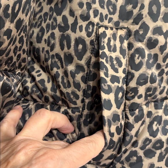 Sanctuary French Kitty Animal Print “Puffer-Up Jacket”’ with Hood - Picture 6 of 14